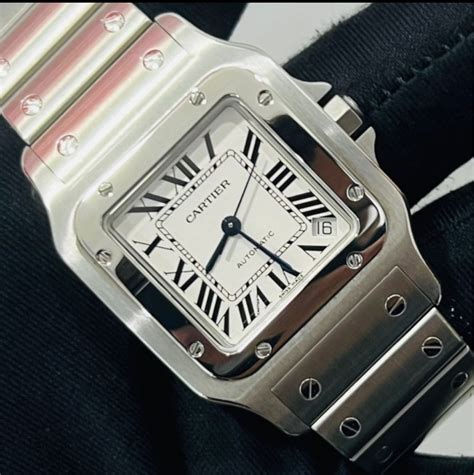 cartier santos galbee 32mm|cartier santos galbee model.